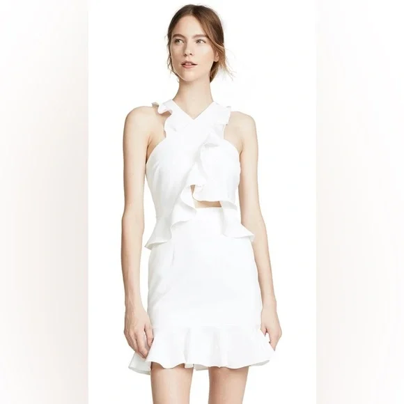 Milly Dresses Milly Cecile Dress In White Poshmark